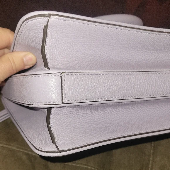 Tory Burch Carter Top Handle Lavender Satchel - Picture 10 of 11